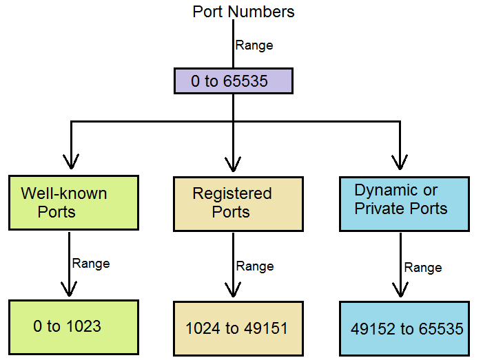 port numbers and protocols