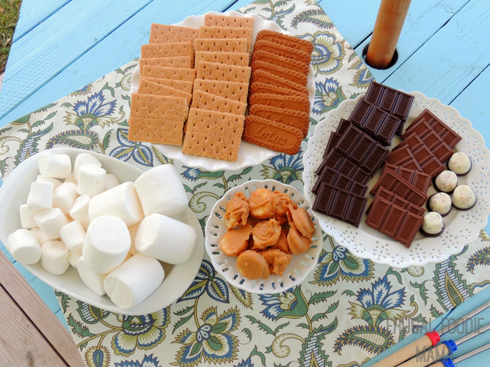 Forget plain ole s'mores this summer! Really wow your backyard guests by throwing a Fancy S'mores Outdoor Oasis Party.