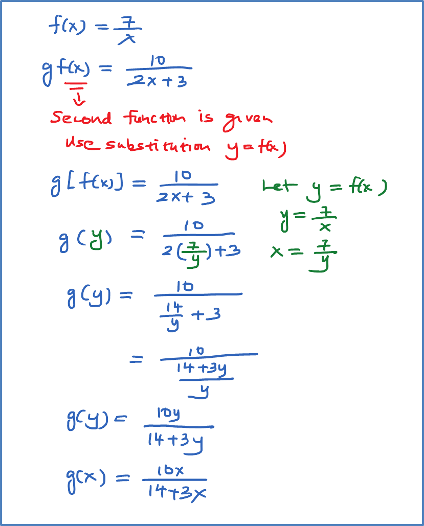 1.4.2c Finding a new function given a composite function (Case B ...