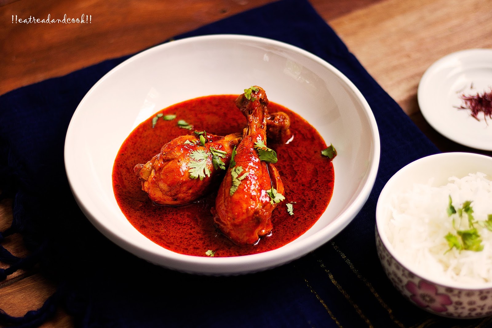 Rogan Josh / Kashmiri Red Chicken Curry Eat Read & Cook