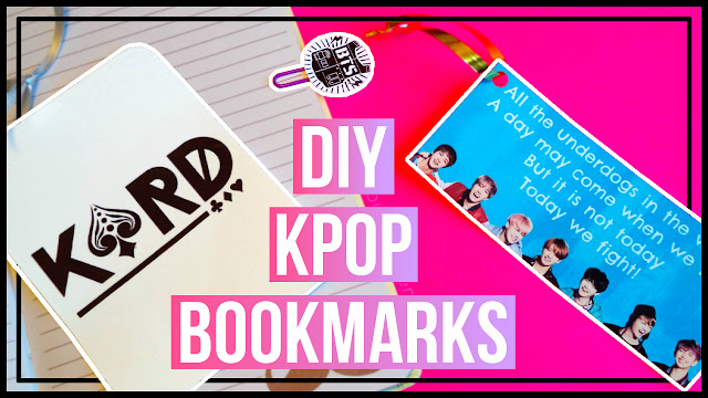 3 KPOP Inspired Bookmarks How to Make Simple Bookmarks