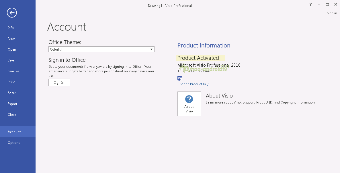 Microsoft Visio Professional 2016 Full