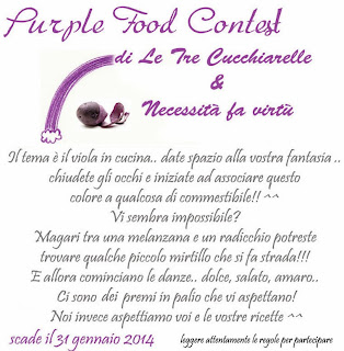 purple food contest di le tre cucchiarelle & neccessità fa virtù