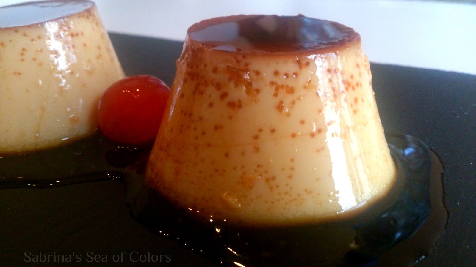 Flan de leche condensada, sin horno! - Sabrina´s Sea of Colors