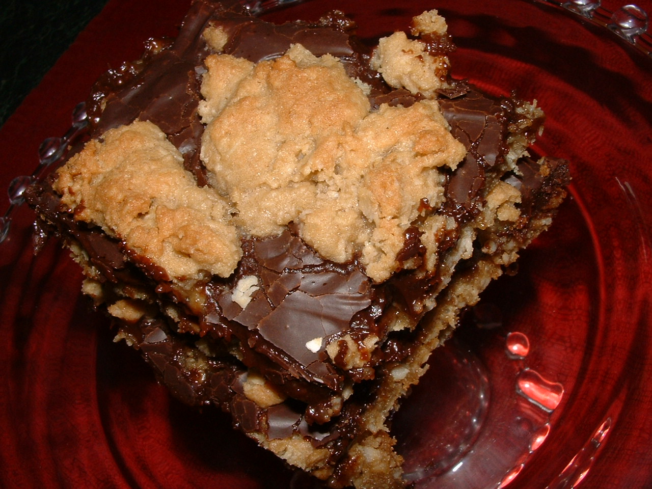 Simply Red Fudge Revel Bars