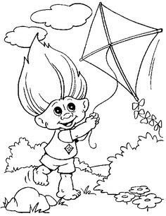 Troll coloring page 10