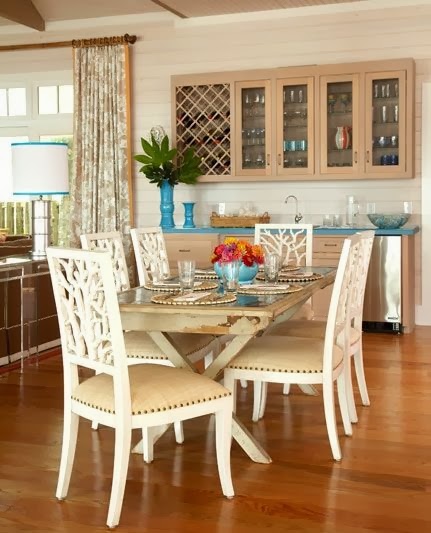 coral dining room chairs