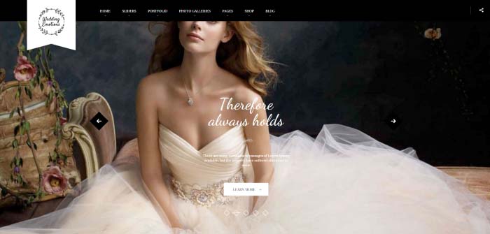 Wedding Emotions - WordPress Theme