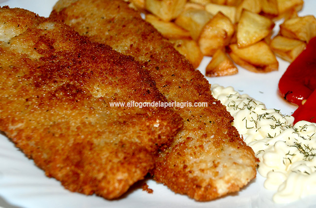 Pescada empanada Pescada empanada