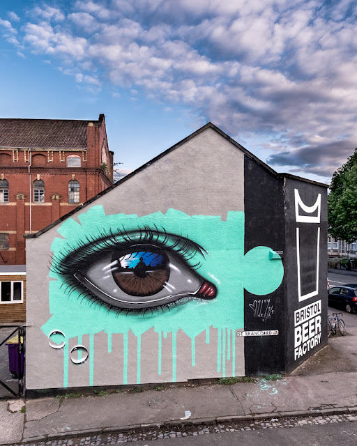 MyDogSighs spent his week-end in lovely Bristol, UK where he took part in the mega Street Art festival known as Upfest.