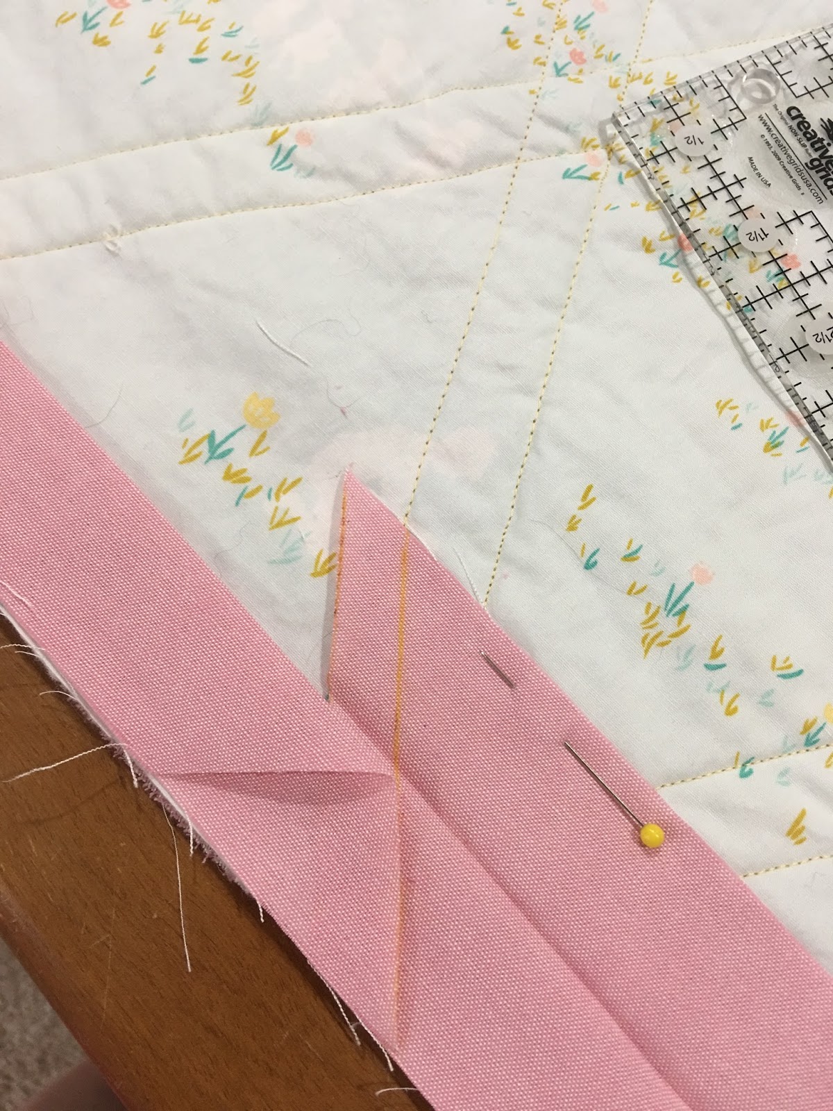 Schnitzel & Boo Tutorial How to Join the Ends of Quilt Binding