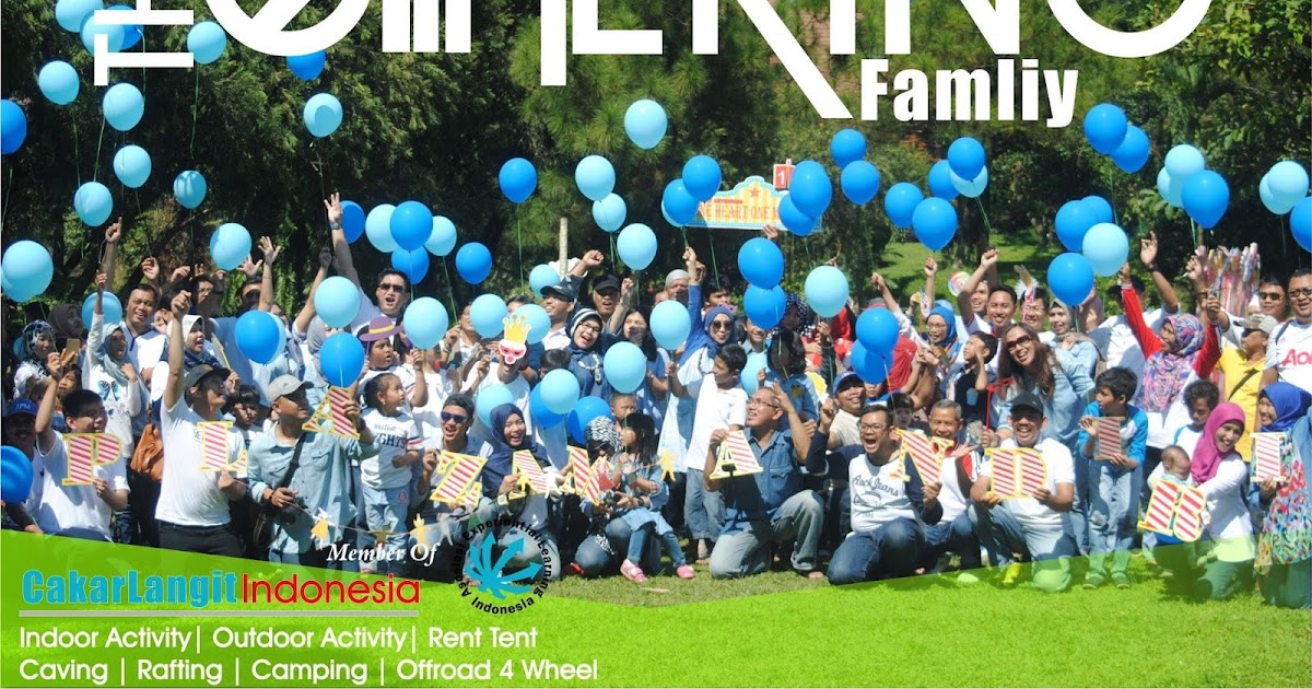 Family Gathering di Talaga Cikeas - Cakar Langit Indonesia