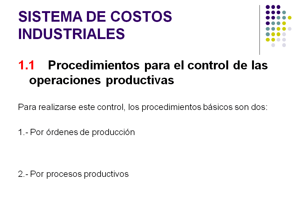 DB Tareas. Costos avanzados. No. 04 Introducción. Sistema de costos industriales.
