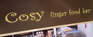 Cosy finger food bar