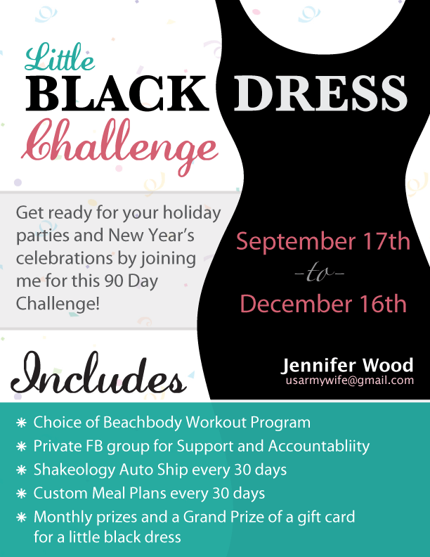 Jennifer Wood : Little Black Dress 90 Day Challenge