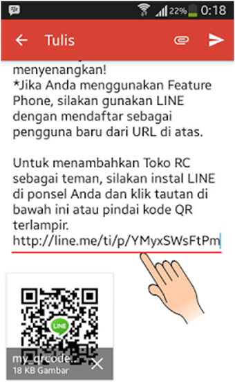 Membuat ID invite LINE dengan link URL Membuat ID invite LINE dengan link URL