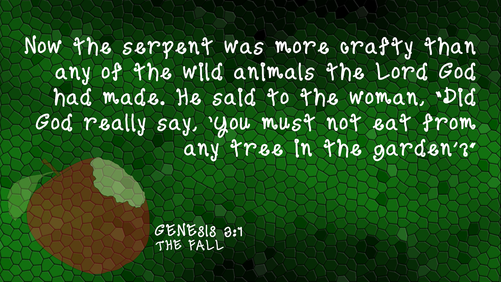 Genesis 3 1 The Fall