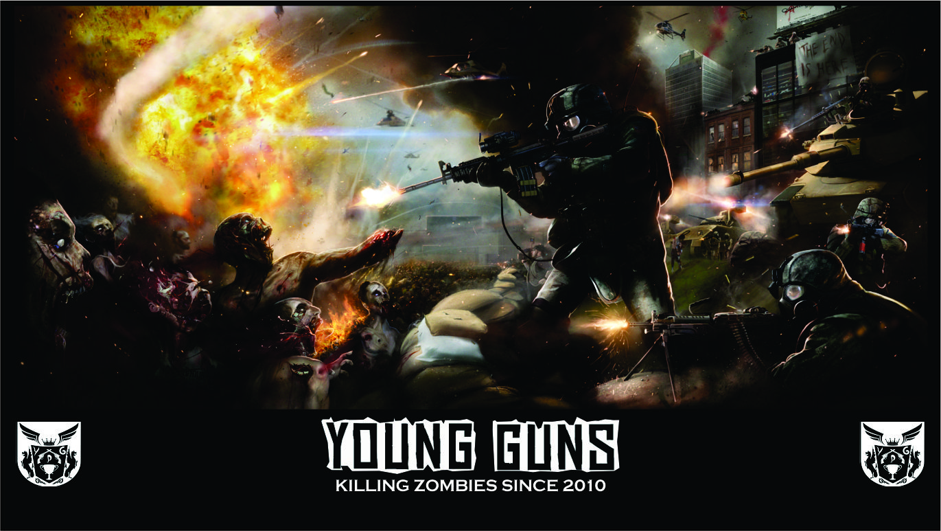 Young Guns Posse Killing Zombies for the Ages.
