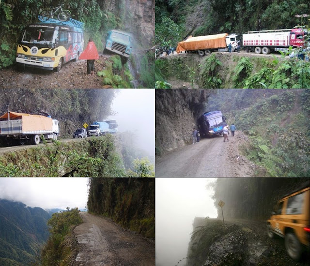 Road Bolivia-Dangerous Road