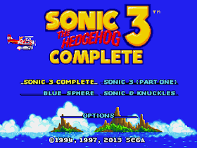 Sonic 3 Complete SEGA Genesis