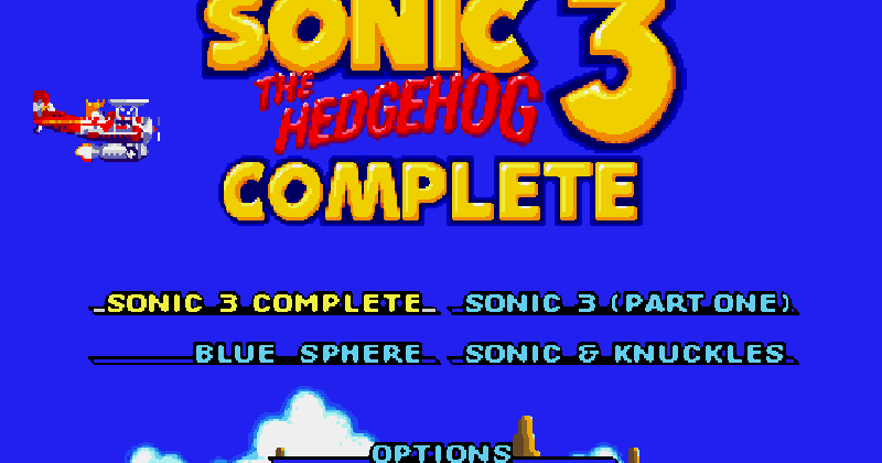 Play Sonic 3 Cz (v2.0) (Sonic and Knuckles & Sonic 3 Hack) - Online Rom