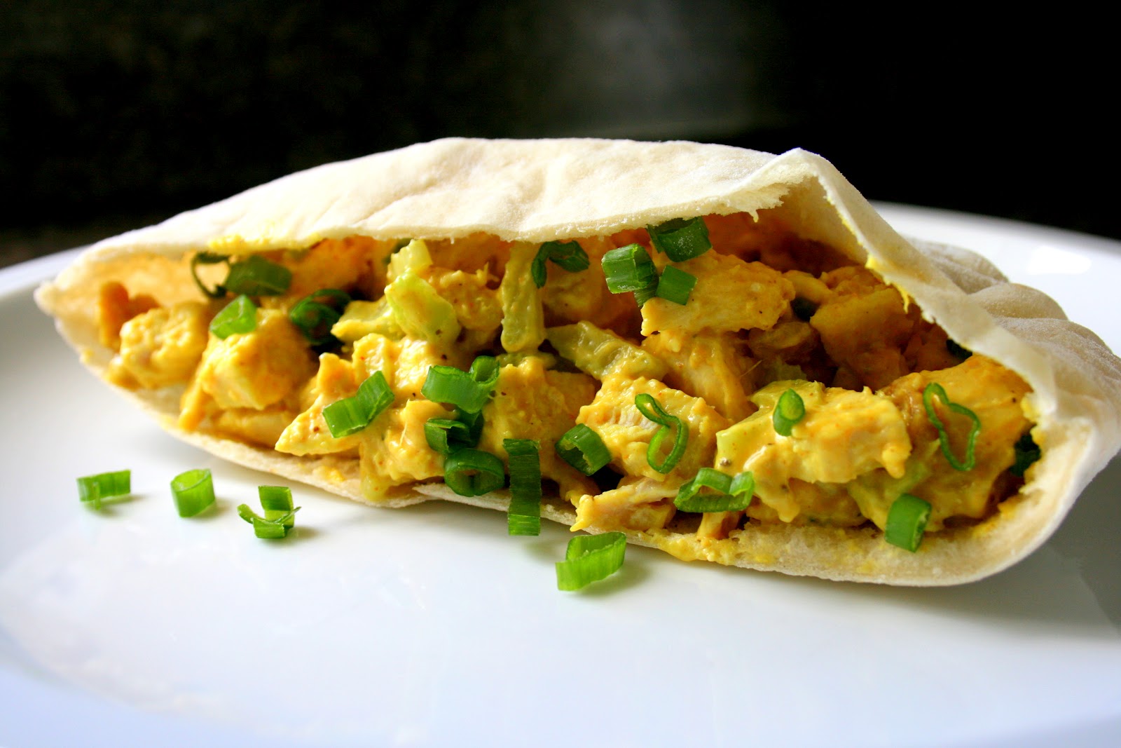 BREANNA'S RECIPE BOX Chicken Curry Pitas