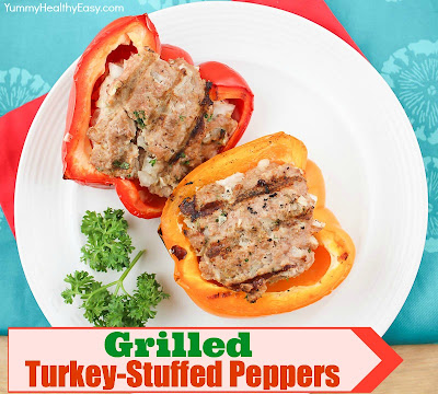 Grilled Turkey-Stuffed Peppers
