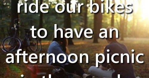 ride our bikes
