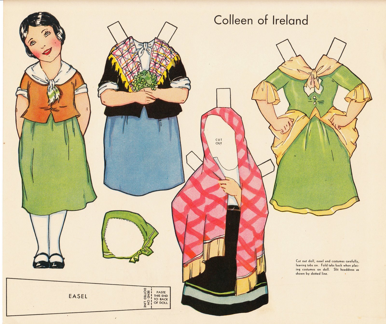 inkspired musings Irish Paper Dolls