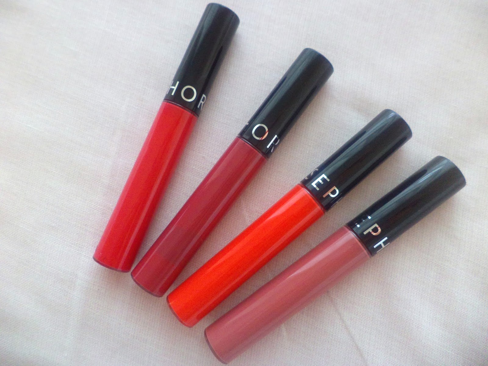 Sephora Lip Cream Stains Review + Swatches Pink Ivory Makeup