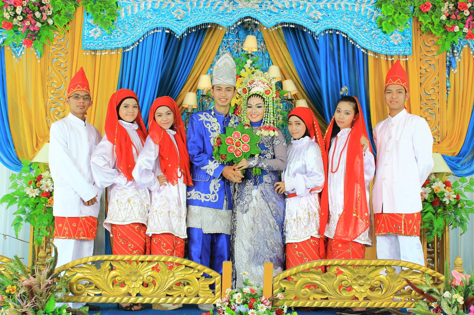 baju pengantin brokat banjar