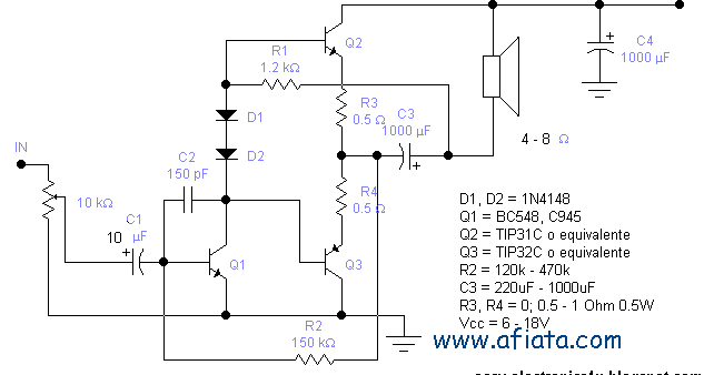 Tda2050 Amplifier Circuit