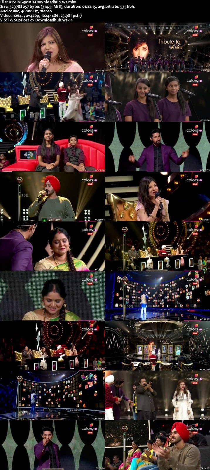 Rising Star Season 2 03 March 2018 Episode 12 HDTV 480p