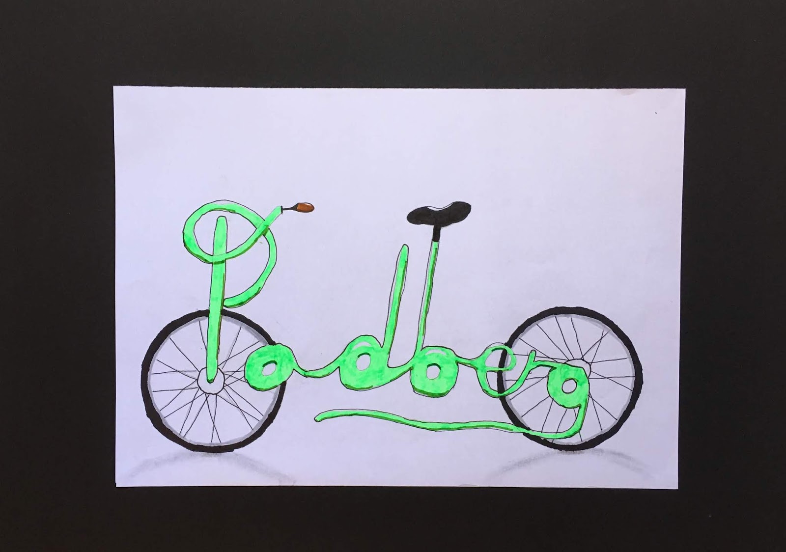 Focus On Paris Graffiti And Bicycle
