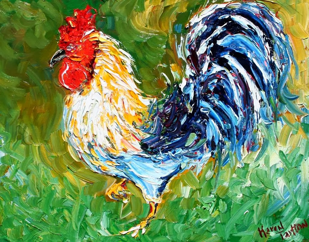 24 Gambar Lukisan Ayam Karen s Tarlton