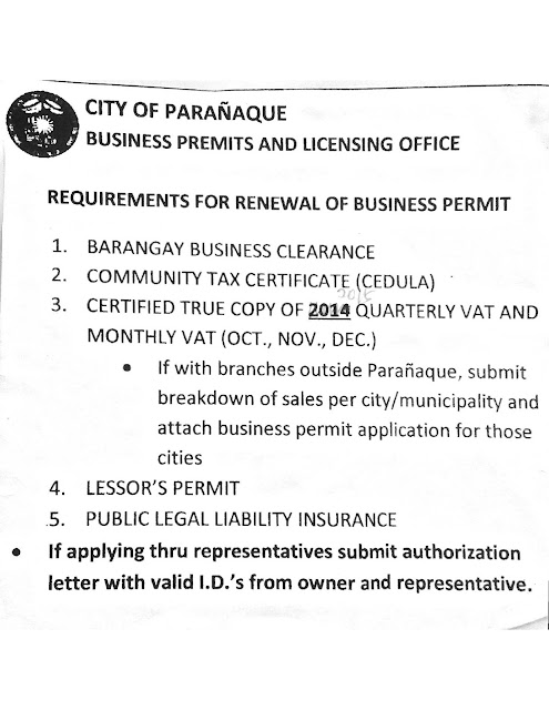 Getting A Business Permit From Paranaque City Hall Get