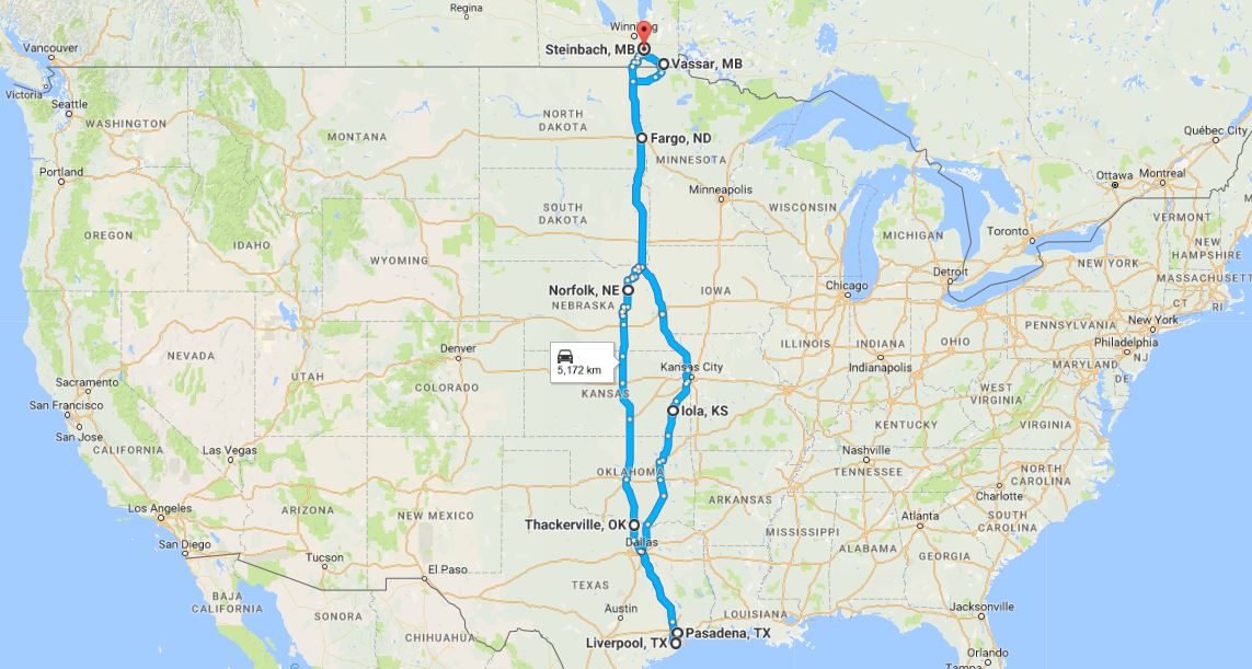 roadtrip chris arbon Liverpool Texas