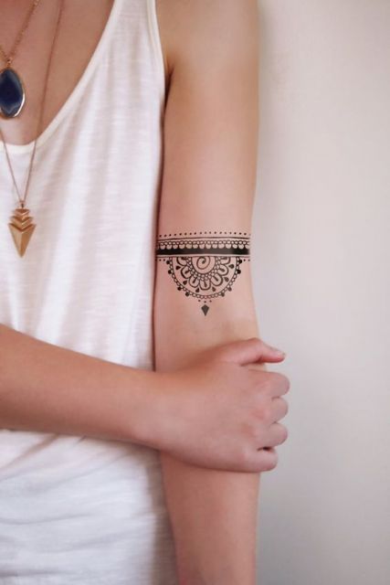 braceletes de tatuagens femininas braceletes de tatuagens femininas