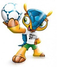 A FIFA patenteou o Tatu-Bola como mascote da Copa do Mundo de 2014
