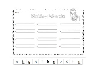 First Grade and Fabulous: Making Words--Simple, and Easy Phonics