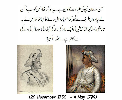Tipu Sultan Day