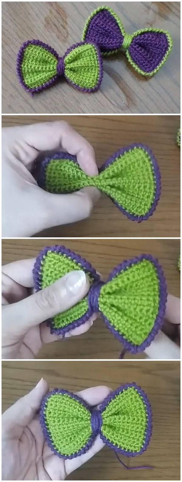 How To Crochet A Simple Bow