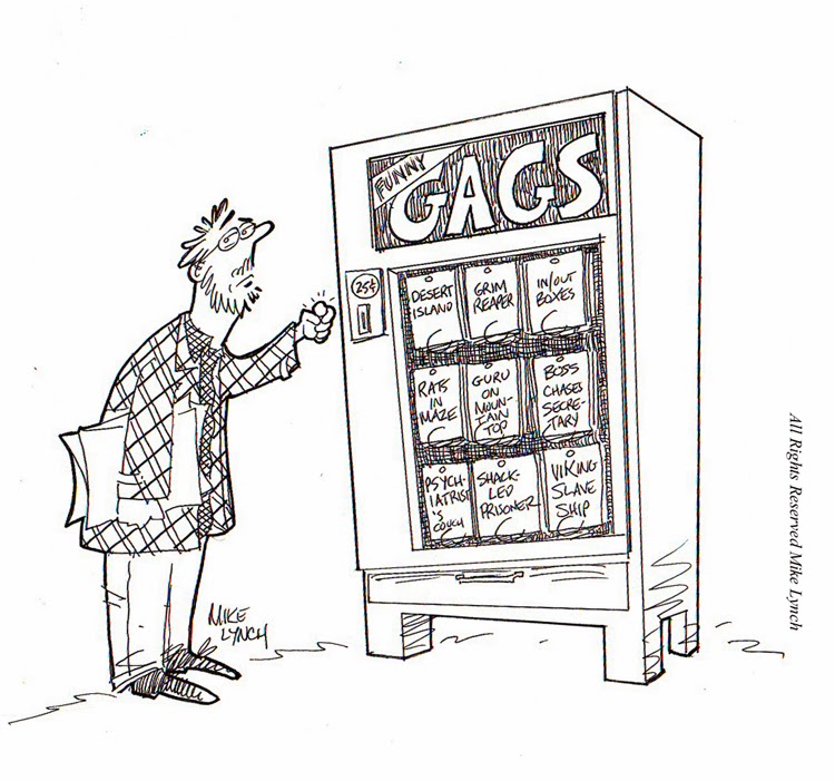 Mike Lynch Cartoons Should Gag Cartoonists Use Writers?