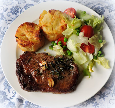 Butter, Herb & Garlic  Basted Steaks