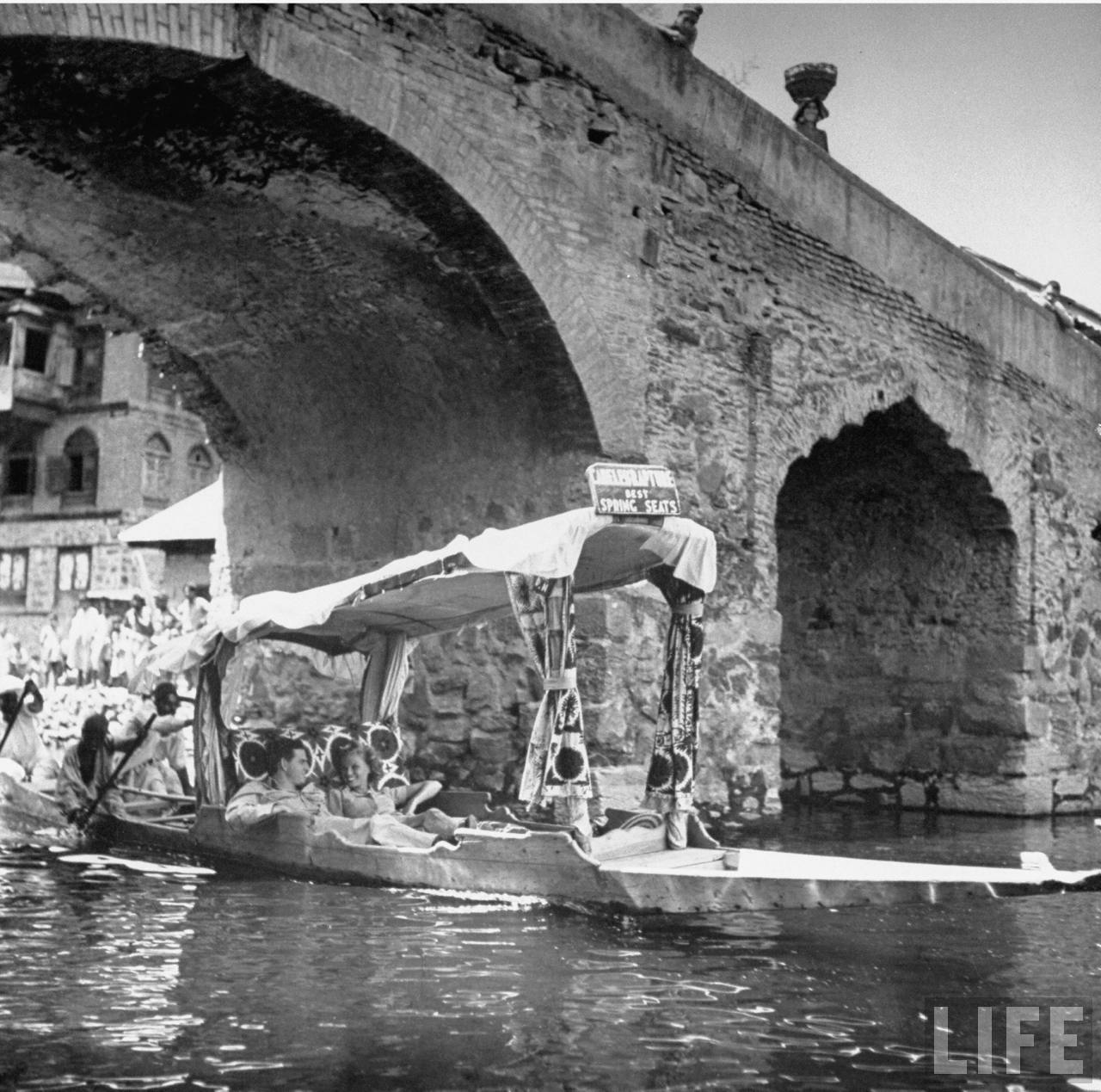 boat ride in Kashmir - 1943