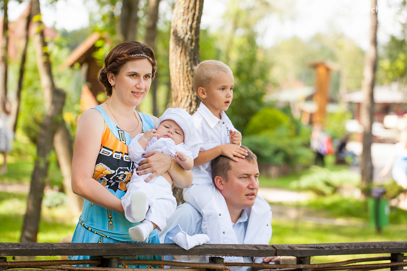 Празднование крещения Егора. Фотосессия детского праздника