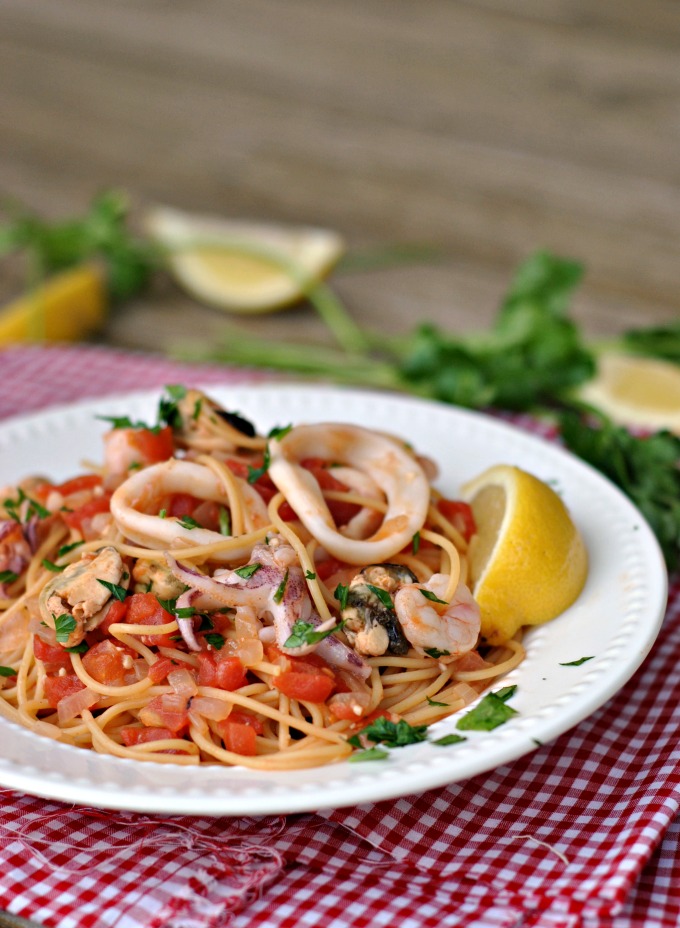 20Minute Seafood Pasta Recipe