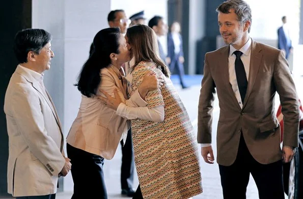 Prince Frederik and Princess Mary, Crown Prince Naruhito and Crown Princess Masako at ECCO in Japan