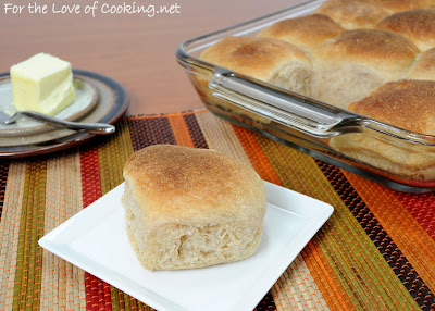 roasted garlic whole wheat dinner rolls