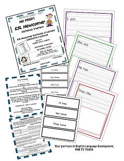 https://www.teacherspayteachers.com/Product/ESL-Newcomer-Sentence-Starters-No-Prep-3276798